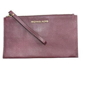 Michael Kors MK Large Zipper Clutch Wristlet